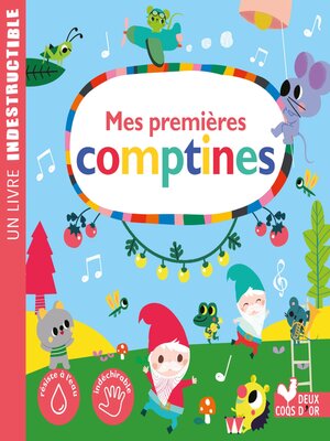 cover image of Mes premières comptines